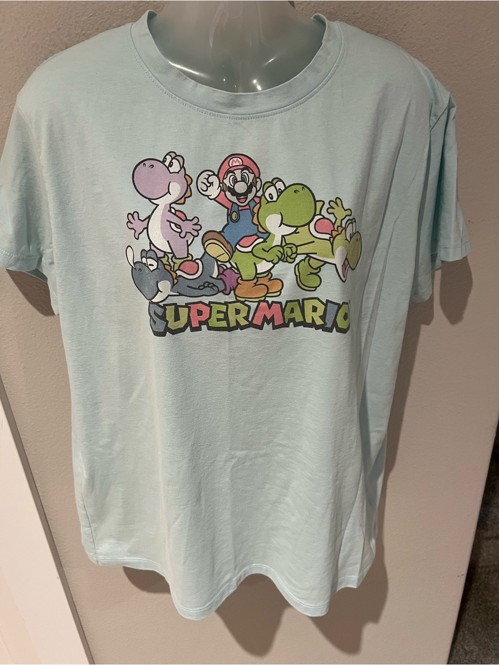 Nintendo Super Mario Yoshi Graphic T-Shirt Light green MINT